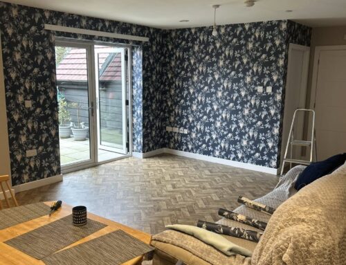 Feature wall in Broughton